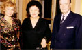 Л.Б. Нарусова, Великий князь Владимир Кириллович,
Великая княгиня Леонида Георгиевна. Париж, 1992 г.